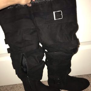 Knee high boots